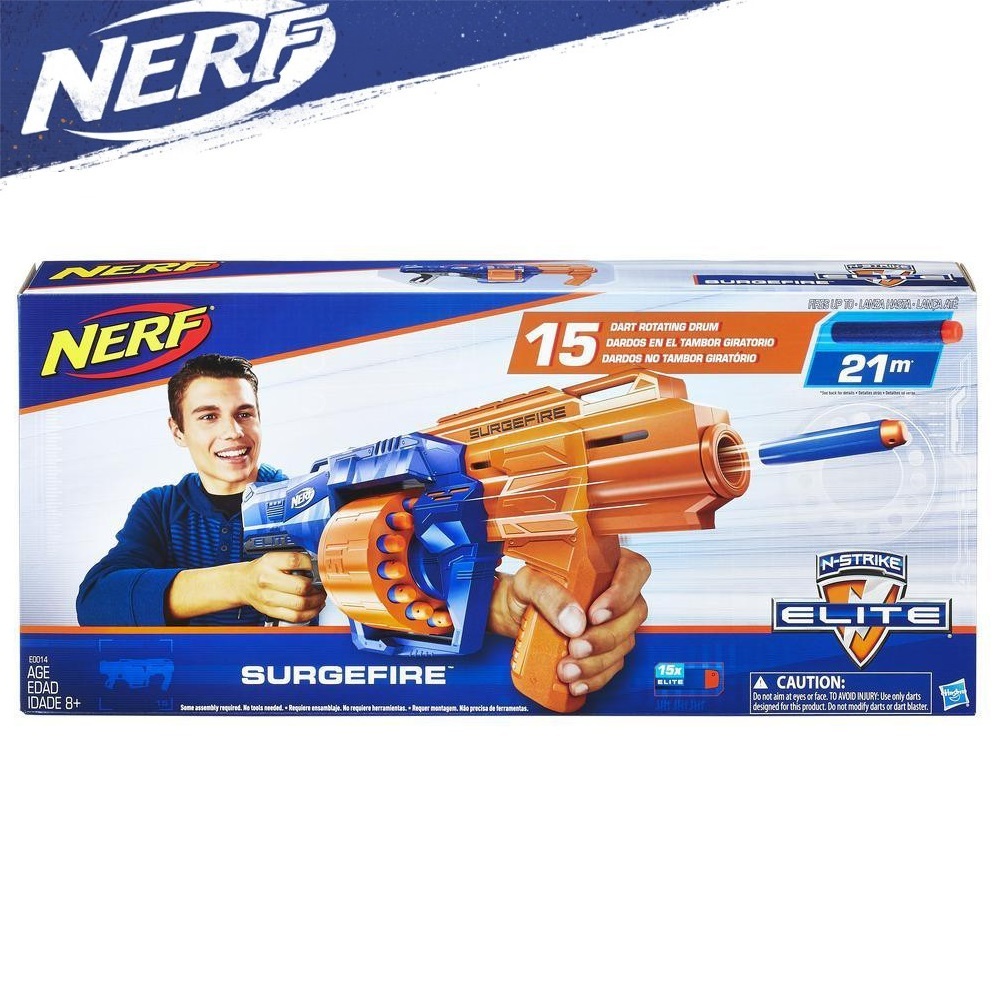 Jual NERF N-STRIKE Elite Surgefire Blaster NRRE0014 | Shopee Indonesia