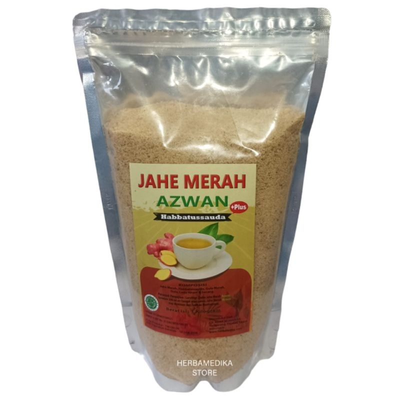 Jual JAHE MERAH AZWAN Plus Habbatussauda (1 Kg) | Shopee Indonesia