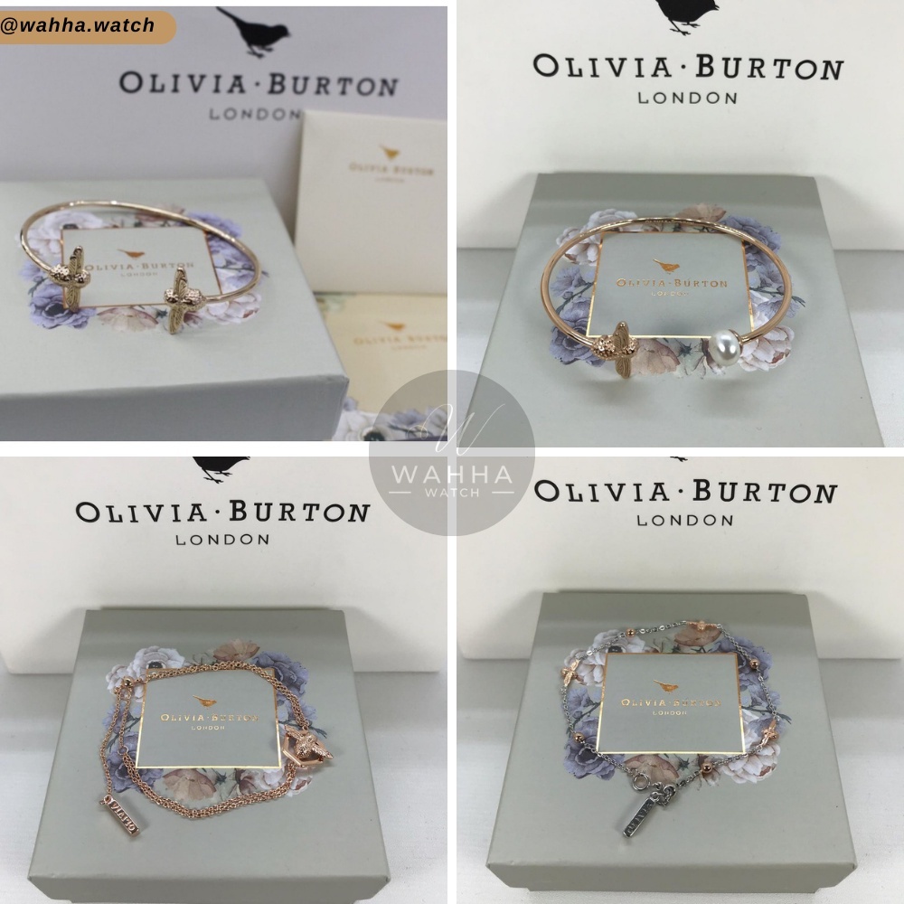 ORIGINAL COD Jam Tangan Olivia Burton OB16WL75 Cat Midi Vegan Nude Cat Motif Dial BERGARANSI