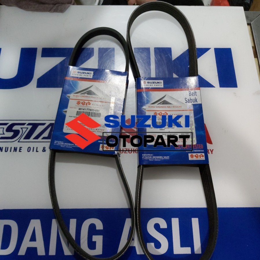 Jual FAN BELT SET ERTIGA ORIGINAL ASLI SGP Shopee Indonesia