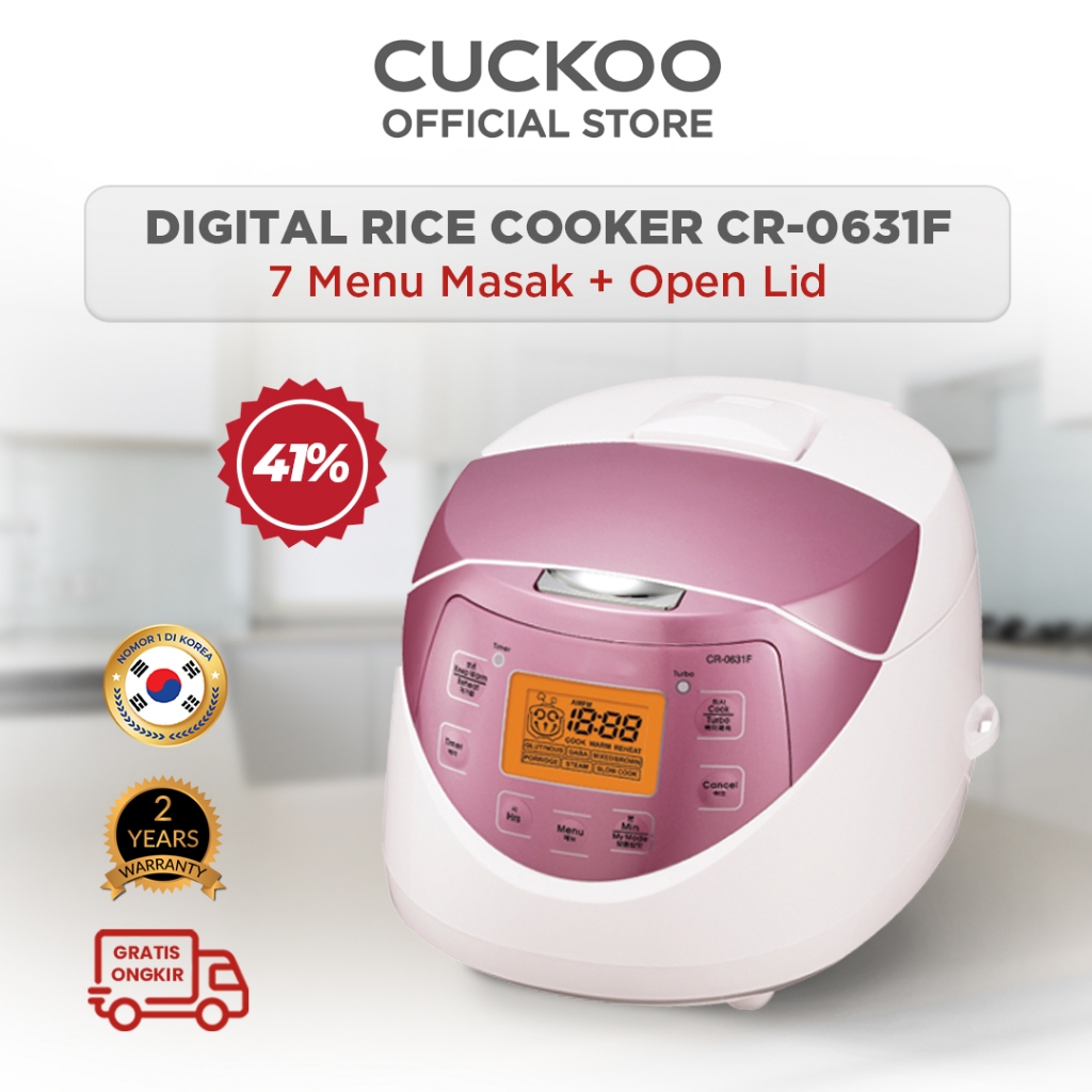 Jual CUCKOO Digital Rice Cooker 1 L CR0631F/PK Magic Com Penanak Nasi