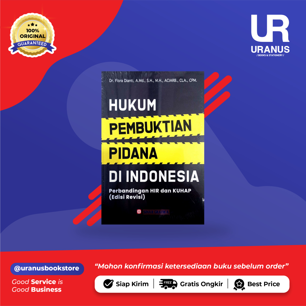 Jual HUKUM PEMBUKTIAN PIDANA DI INDONESIA ED REV - SG - TOKO BUKU ...