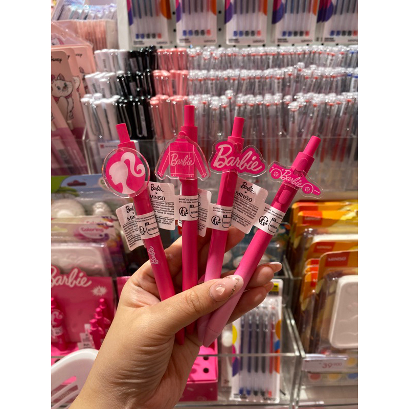 Jual Miniso x Barbie - Stationery Kit & Pulpen Gel Barbie | Shopee ...