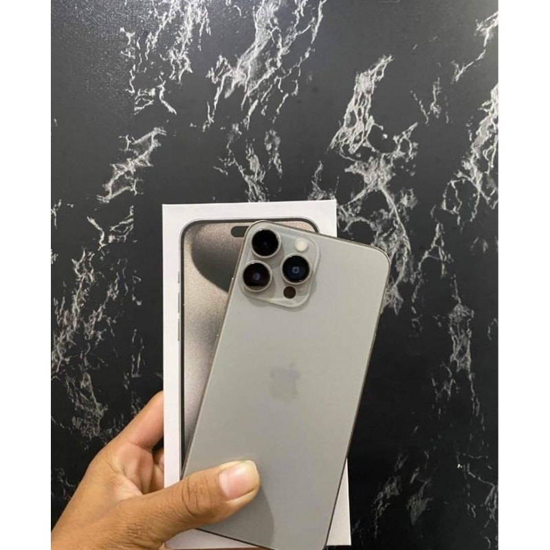 Jual Iphone 15 Promax Natural Titanium (IBOX) | Shopee Indonesia