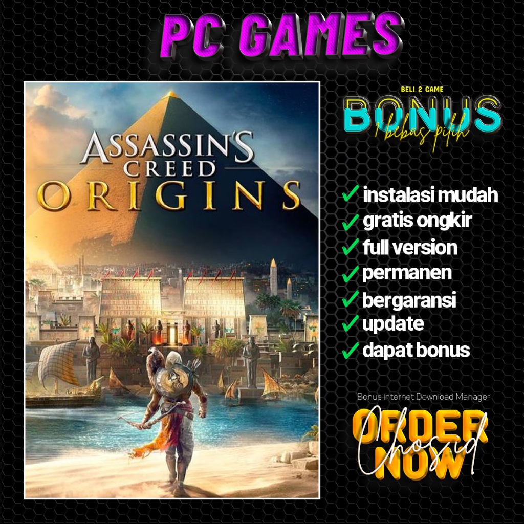 Jeu PS4 Assassin's Creed Origins - Édition Gold Complète - Très Bon état, Boîte Et Manuel