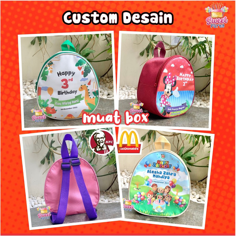Jual Eggy Bag Tas Ulang Tahun Anak Telur Custom Goodybag Ultah Premium ...
