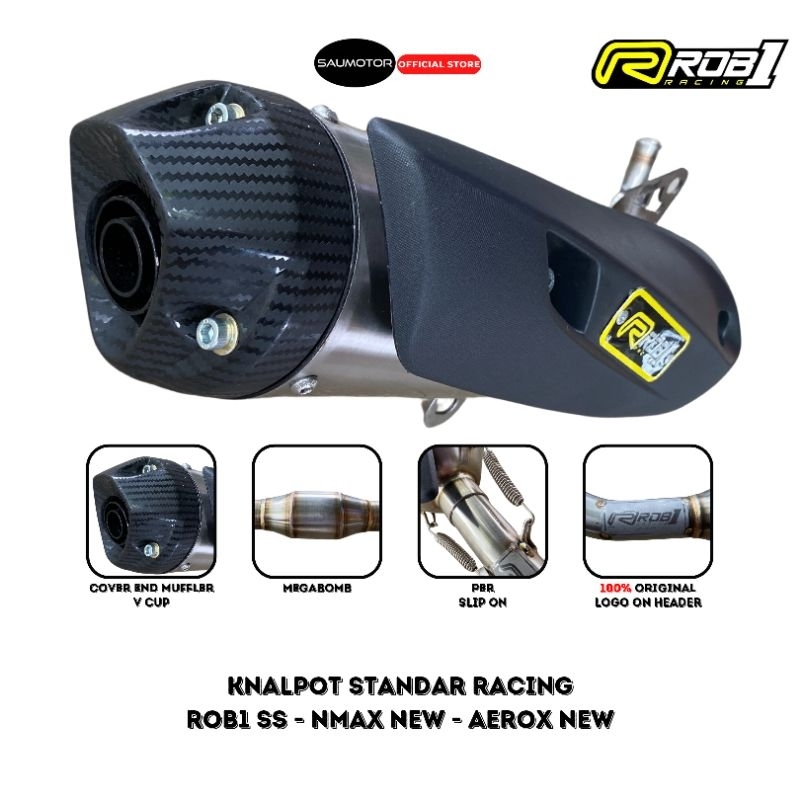 Jual ROB1 Knalpot Nmax Aerox New 2020 Nmax TURBO 2024 Aerox 2015 ...