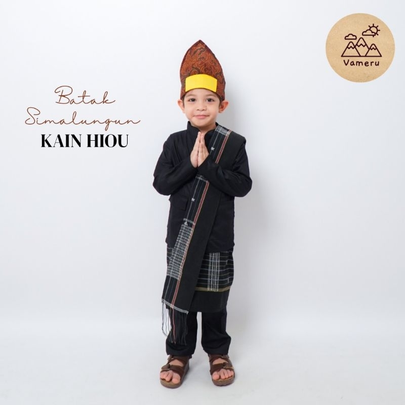 Jual BAJU ADAT ANAK LAKI LAKI BATAK SIMALUNGUN HIOU | Shopee Indonesia