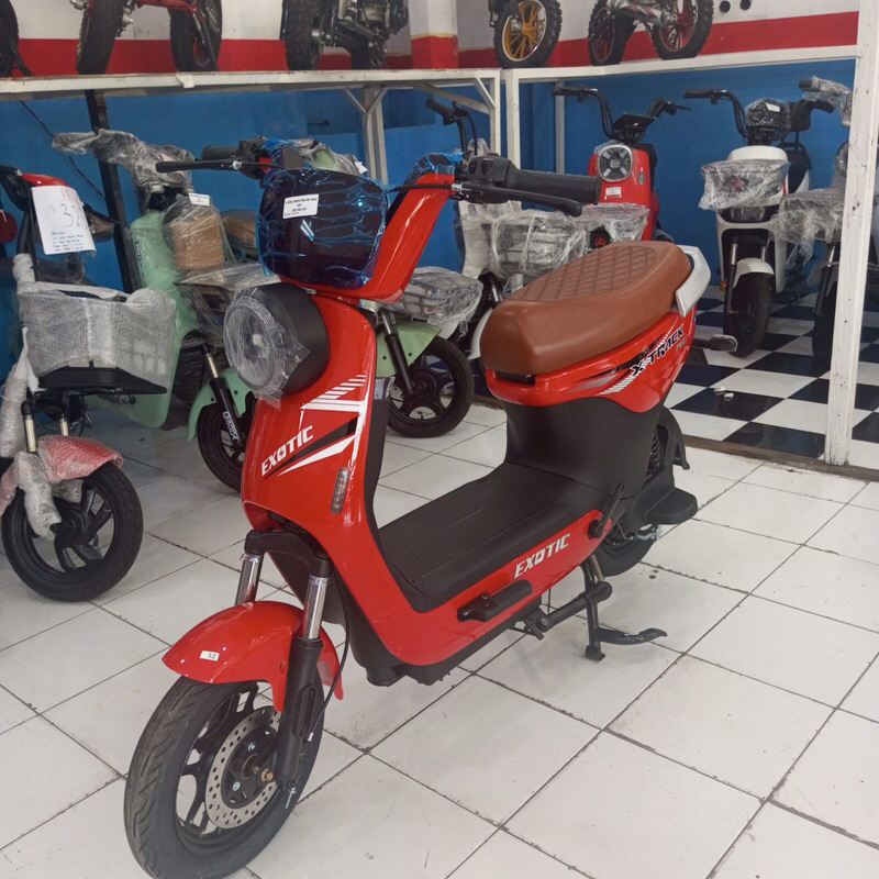 Jual SEPEDA LISTRIK EXOTIC TRACK PRO//sepeda listrik murah/sepeda