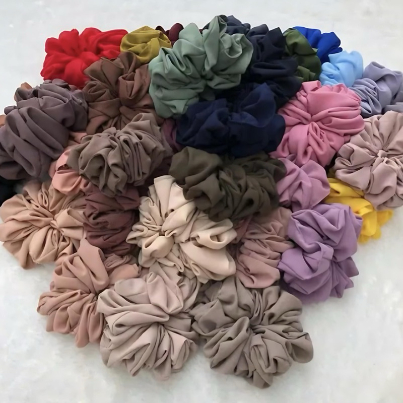 Jual Scrunchie Hijab Anti Pusing Ikat Rambut Hijab Shopee Indonesia 