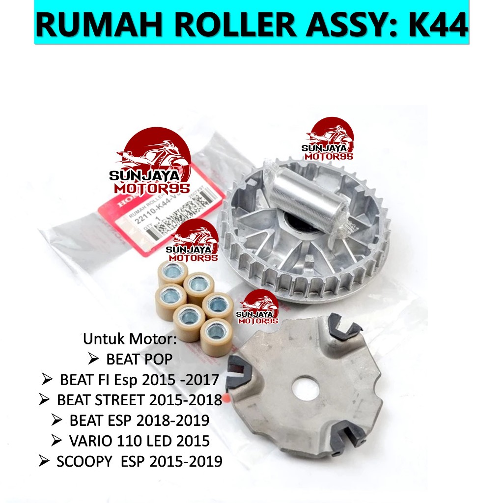 Jual Rumah K44 Rumah Roller komplit Beat eSP - Beat POP - Beat Street ...