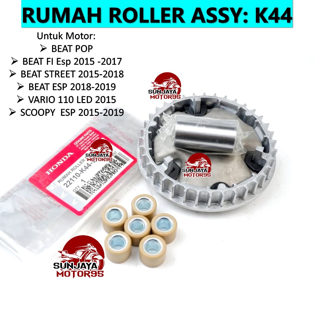Jual Rumah K44 Rumah Roller komplit Beat eSP - Beat POP - Beat Street ...