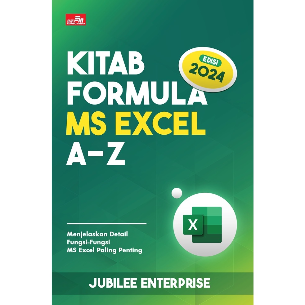 Jual Gramedia Bogor - Kitab Formula Ms Excel A-Z (Edisi 2024) | Shopee ...