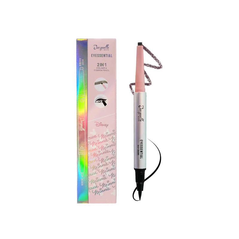 Jual Jacquelle Disney Mickey Minnie Mouse Edition 2In1 Eyessential Pen (Eyeliner & Brow