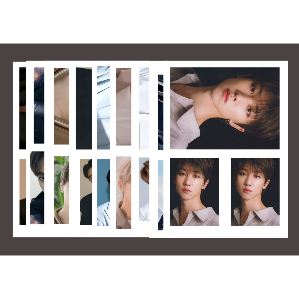 Jual 1 Lembar Pas Photo Kpop Member Seventeen dapat 3 pcs foto berbeda