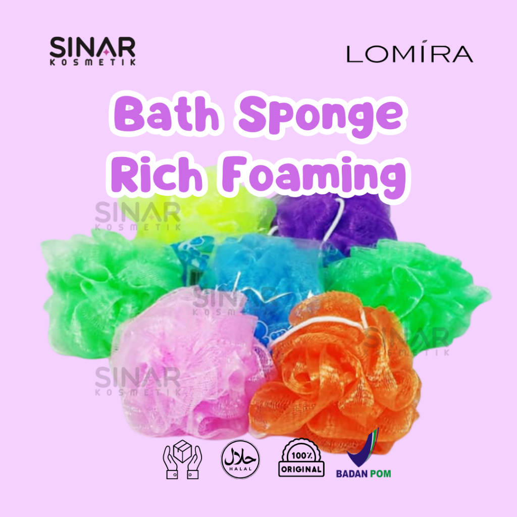 Jual Lomira Bath Sponge Rich Foaming - Spon Mandi Lomira | Shopee Indonesia
