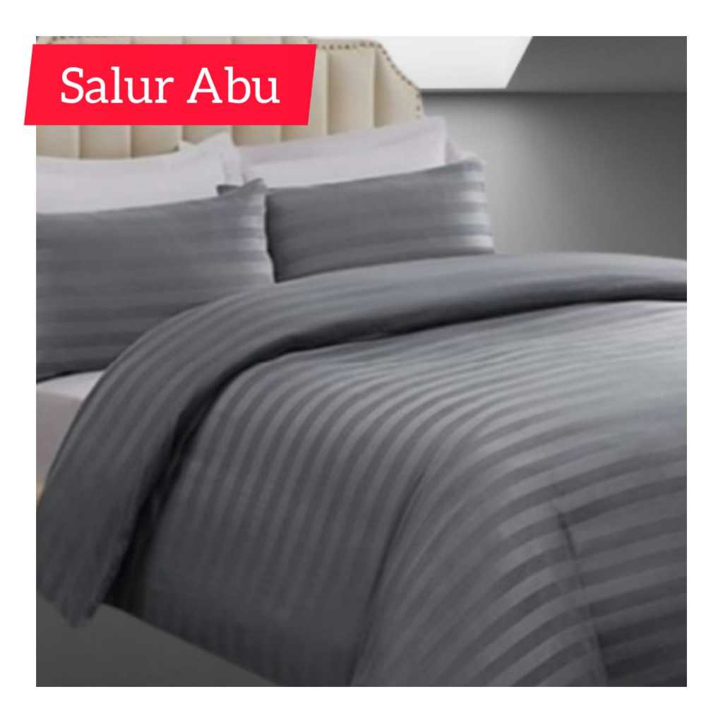 Jual Sprei Hotel Motif Salur Microtencel Premium Bahan Tebal Tinggi 40 ...