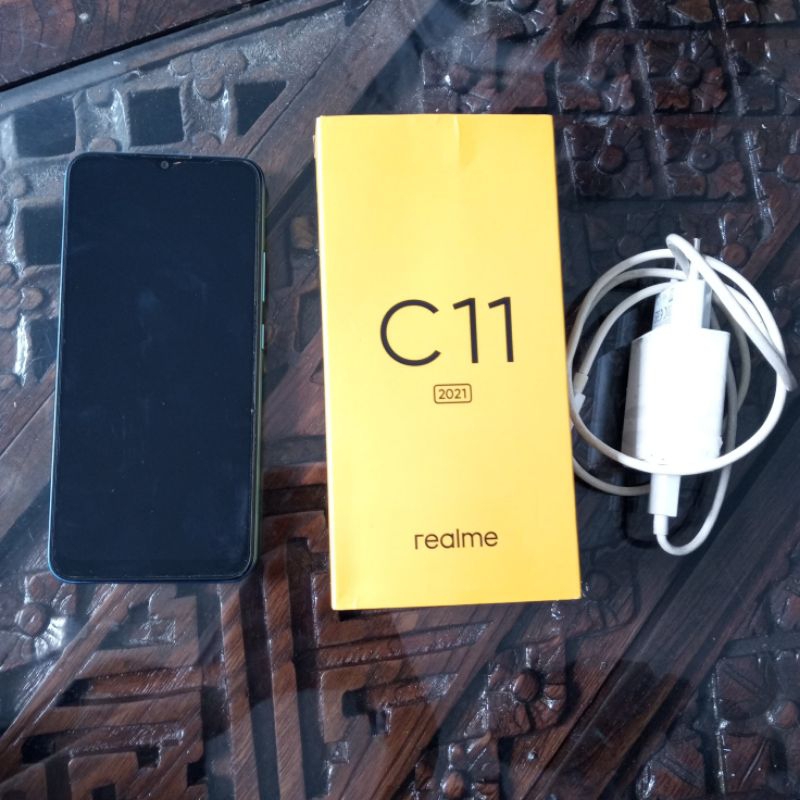 Jual REALME C11 2021 Second Full Set Box Charger (Biru, 2/32GB ...