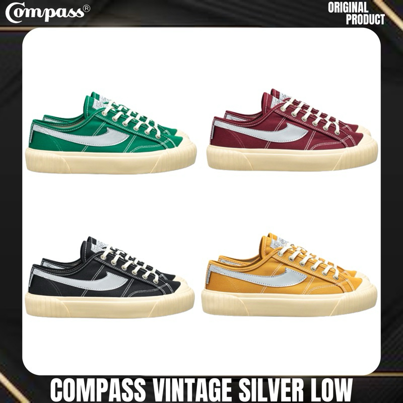Jual Compass Vintage Low Silver Edisi Ulang Tahun Ke 25 Maroon / Green ...