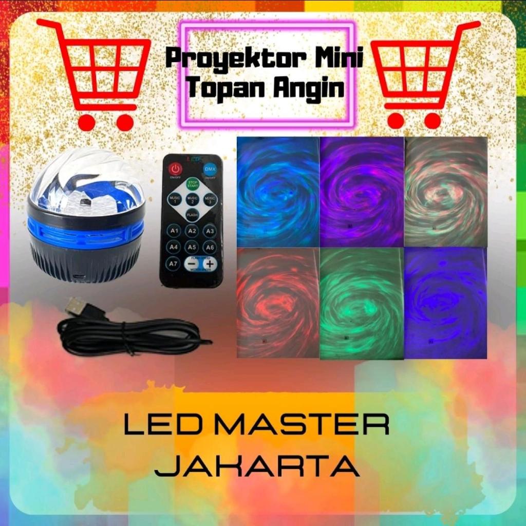 Jual LAMPU PROYEKTOR MINI LANGIT /MODEL TOPAN ANGIN/ GONTA GANTI WARNA ...