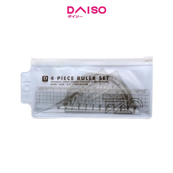 Jual Daiso 4 piece ruler set | Shopee Indonesia