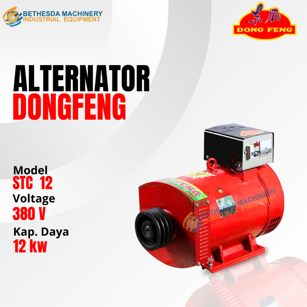 Jual Mesin Generator Genset 12000 Watt 3 Phase DongFeng 12 Kw STC 12 ...