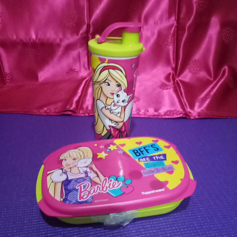 Jual Barbie Lunch set Tupperware Shopee Indonesia