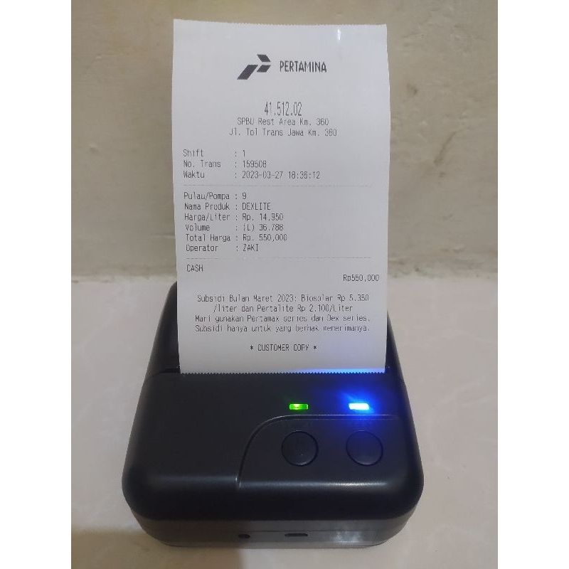 Jual Printer Thermal 80mm Aplikasi Cetak Struk Pom Mini Spbu Shopee Indonesia 1231