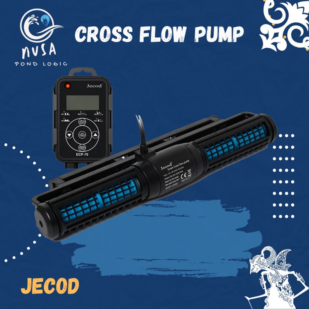 Jual Cross Flow Pump Sine Wave Maker Jecod ECP With Controller | Shopee ...