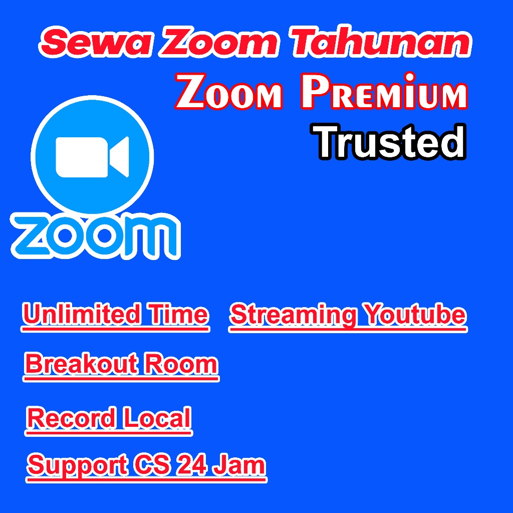 Jual Zoom Premium 1 Tahun Shopee Indonesia