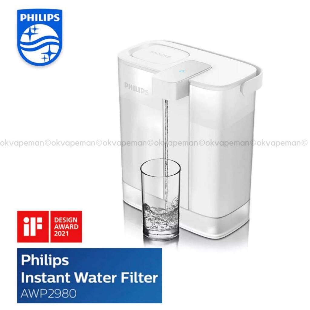 Wasserfilterkartuschen Für Philips AWP2980WH - 4 Stück Ersatzfilter