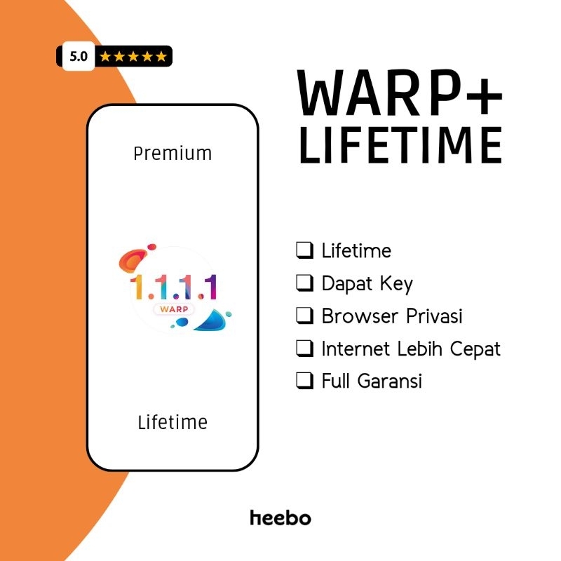 Jual [ LIFETIME ] WARP+ KEY 1.1.1.1 DNS UNLIMITED | Shopee Indonesia