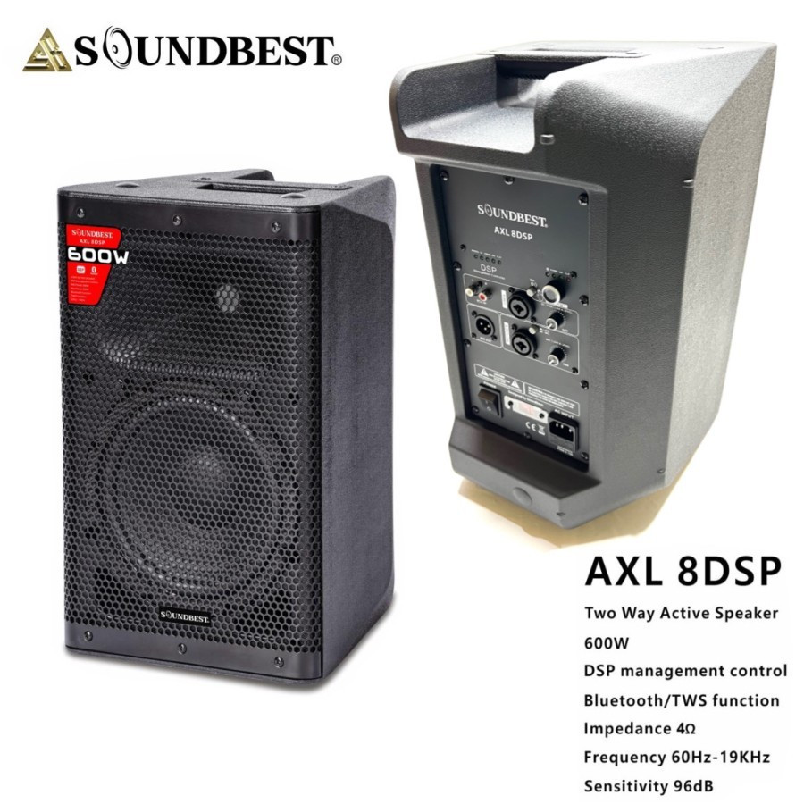 Jual SPEAKER AKTIF SOUNDBEST AXL8 DSP / AXL 8 DSP 8 INCH ORIGINAL ...