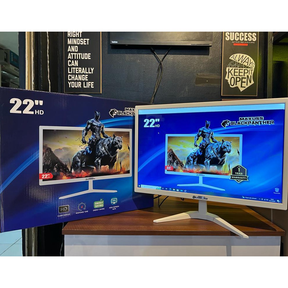 Jual KODE H8G9 MONITOR LED 22 INCH DAN LED 19 INCH WHITE DAN BLACK ...