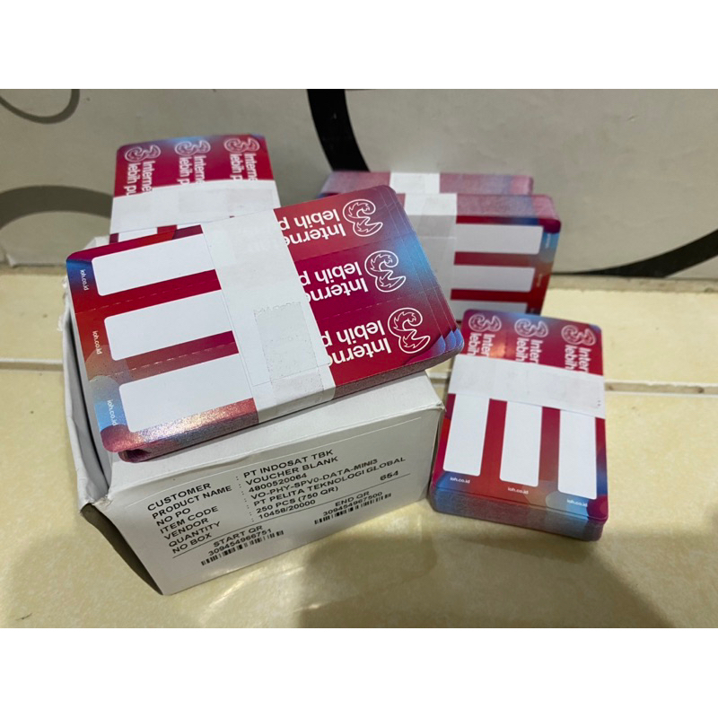 Jual Voucher Kosong Tri/Three Bahan injekan | Shopee Indonesia