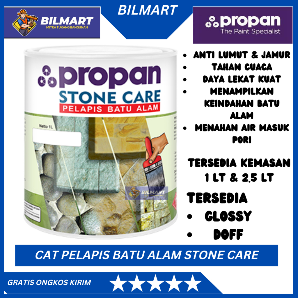 Jual Cat Pelapis Batu Alam Vernis Stonecare Shopee Indonesia