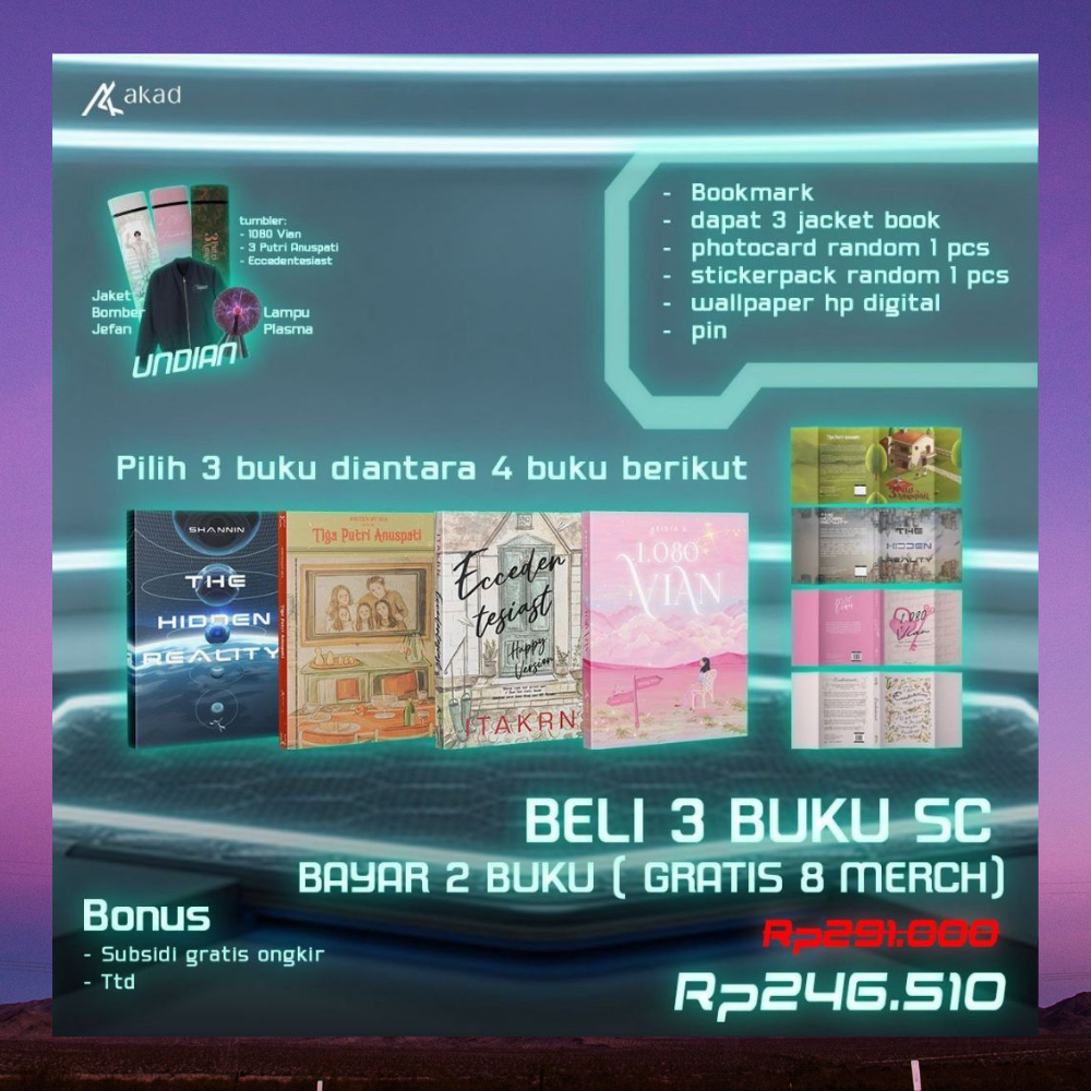 Jual Beli 3 Buku SC Novel The Hidden Reality | Tiga Putri Anuspati ...