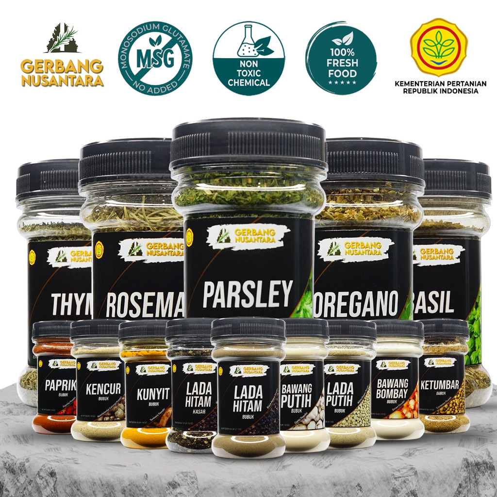 Jual Gerbang Nusantara - All Spices Dan Herbs - Kunyit Ketumbar Lada ...