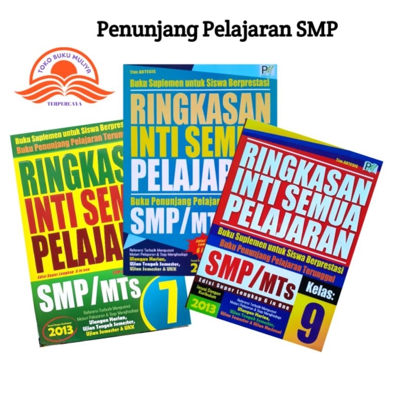 Jual Buku Ringkasan Inti Semua Pelajaran Smp Mts Kelas 7 8 9 Shopee