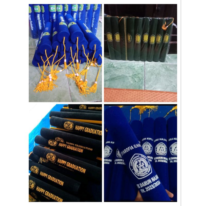 Jual Tabung Wisuda Tabung Selongsong Wisuda Costum Logo Sablon Shopee Indonesia