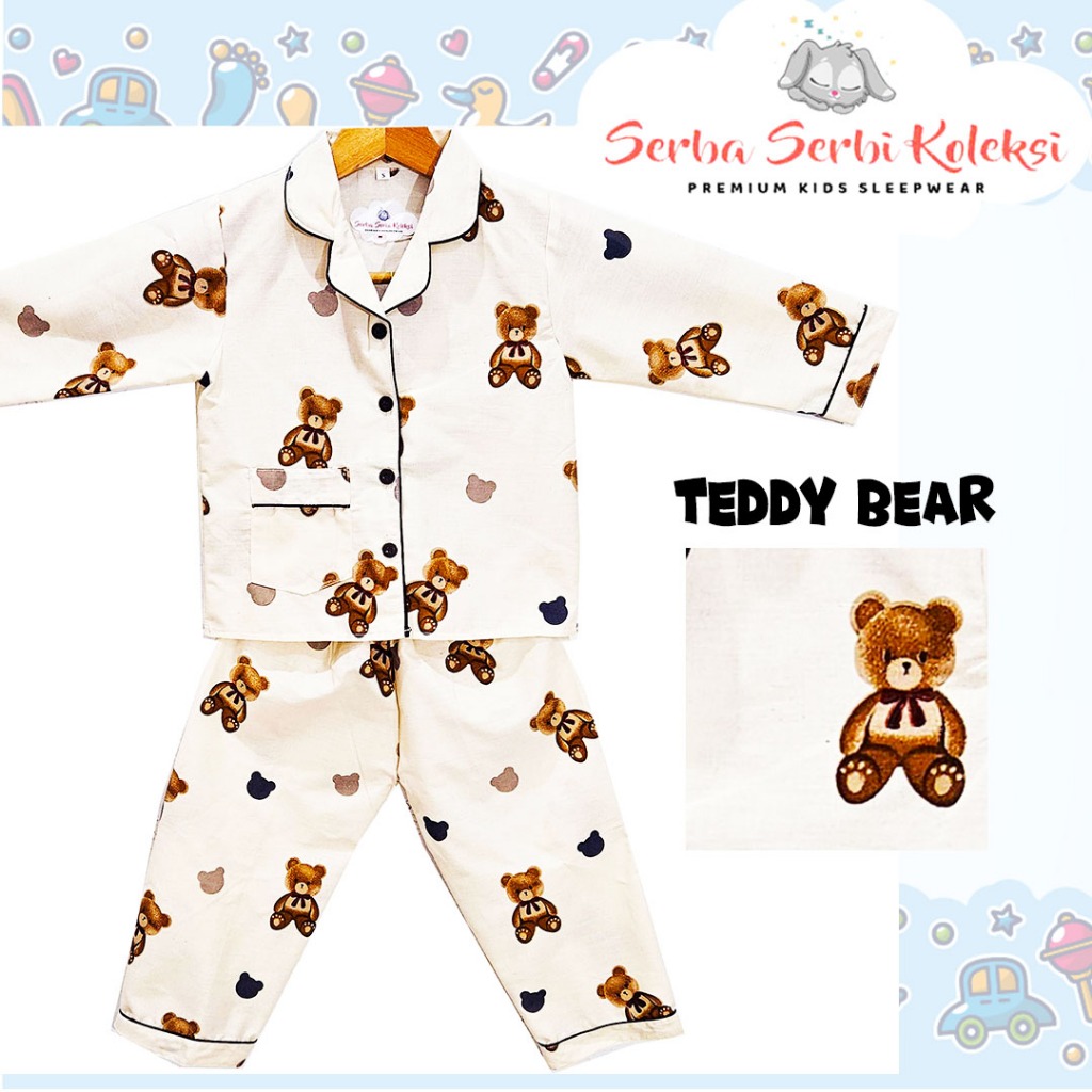 Kidz Too Set Piyama Bear Anak Perempuan main image 1