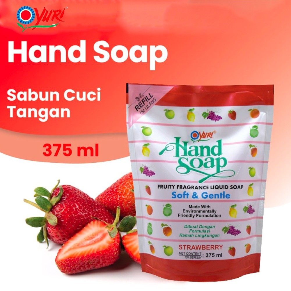 Jual Yuri Hand Soap Sabun Cuci Tangan Refill 375 Ml Shopee Indonesia 