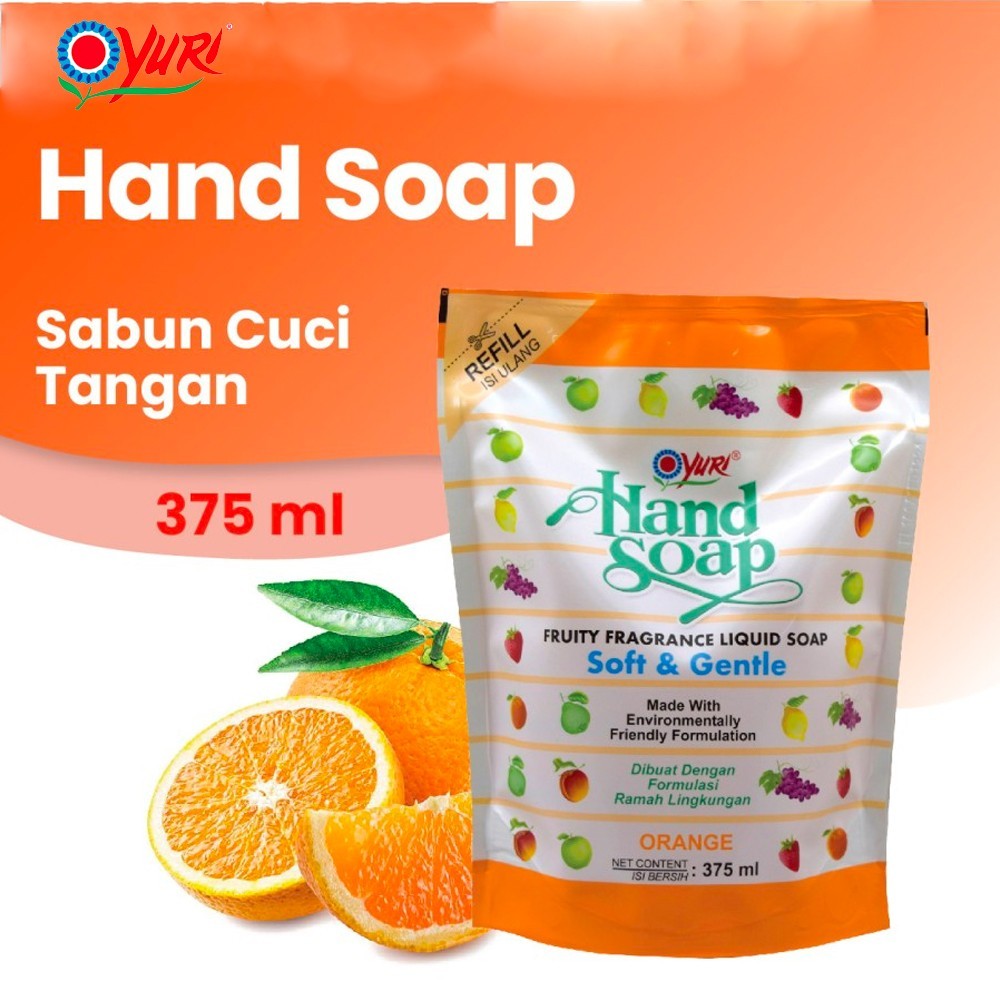 Jual Yuri Hand Soap Sabun Cuci Tangan Refill 375 Ml Shopee Indonesia