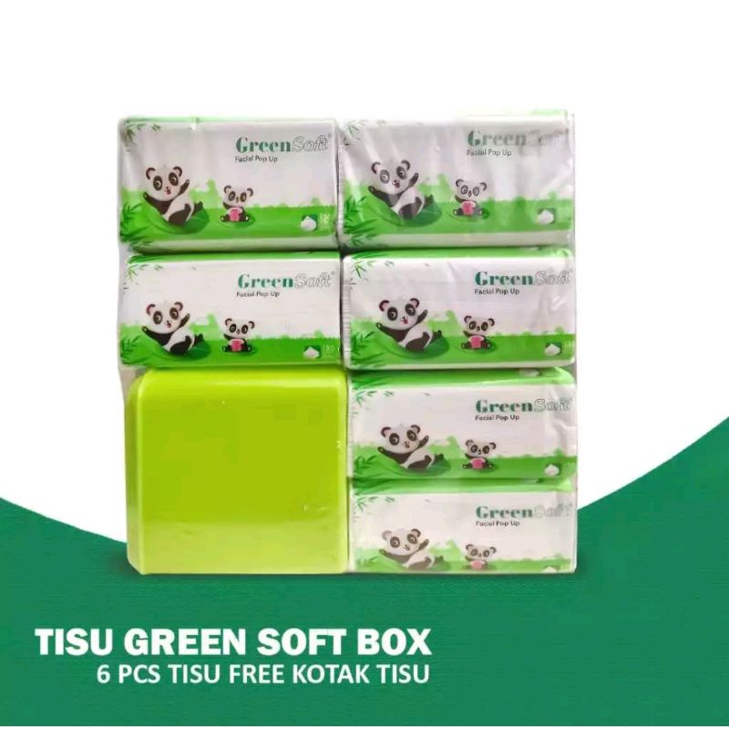 Jual Tisu Panda / Tisu Green Soft Facial Pop Up | Shopee Indonesia