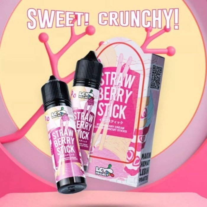 Jual LIQUID LCV STRAWBERRY STICK 60ML BY LCV PROJECT | Shopee Indonesia