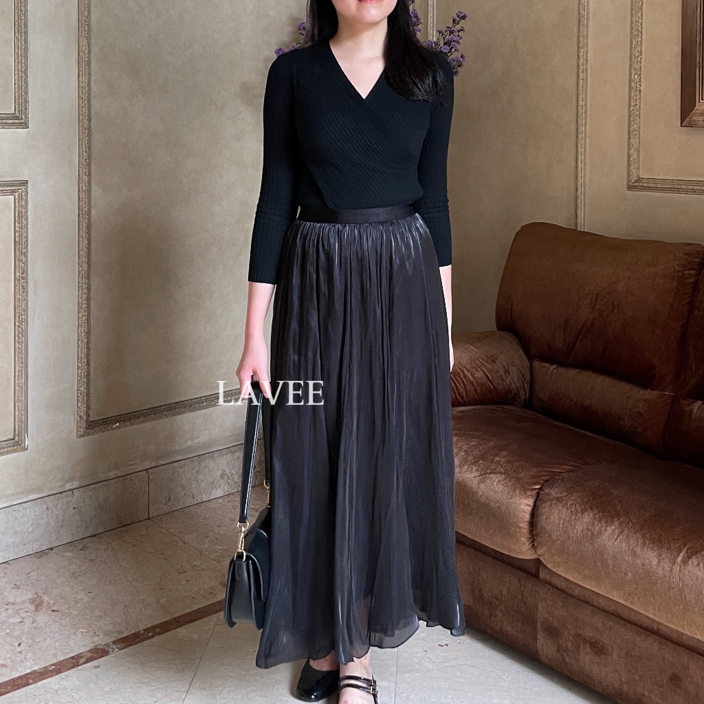 Jual LAVEE - Claudia Shimmer Skirt - LAVEE APPAREL / Rok Shimmer Maxi ...
