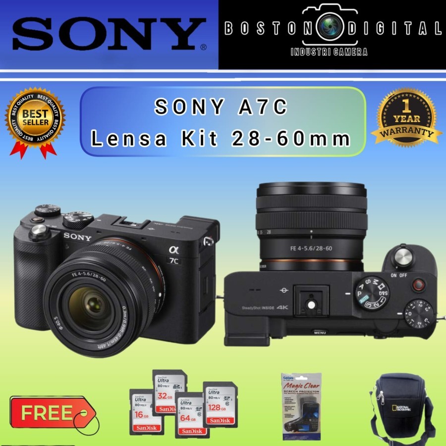 Jual SONY ALPHA A7C KIT 28-60MM / SONY A7C KIT 28-60MM | Shopee Indonesia