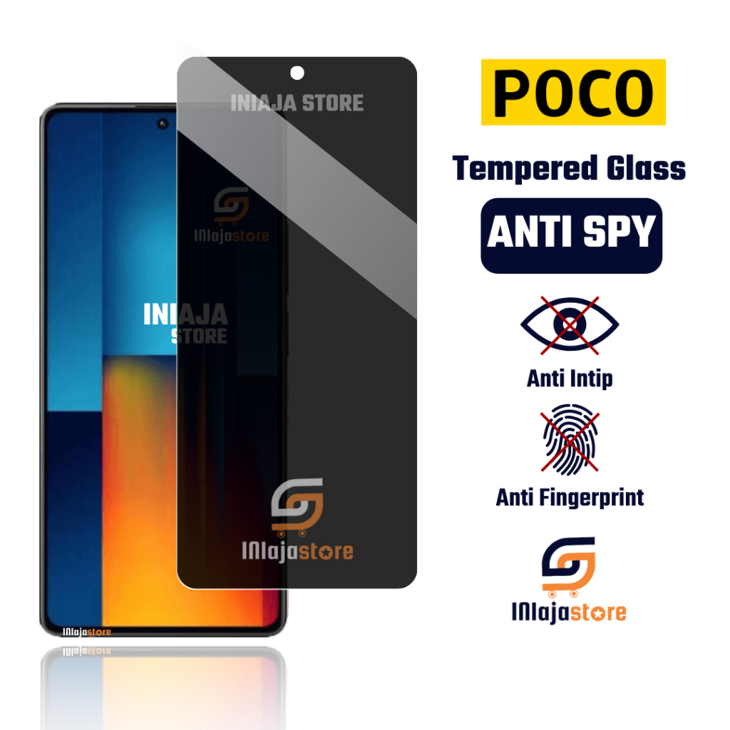 Jual Tempered Glass Anti Spy Xiaomi Poco F5 F5 Pro M6 5g M6 Pro M6 Pro