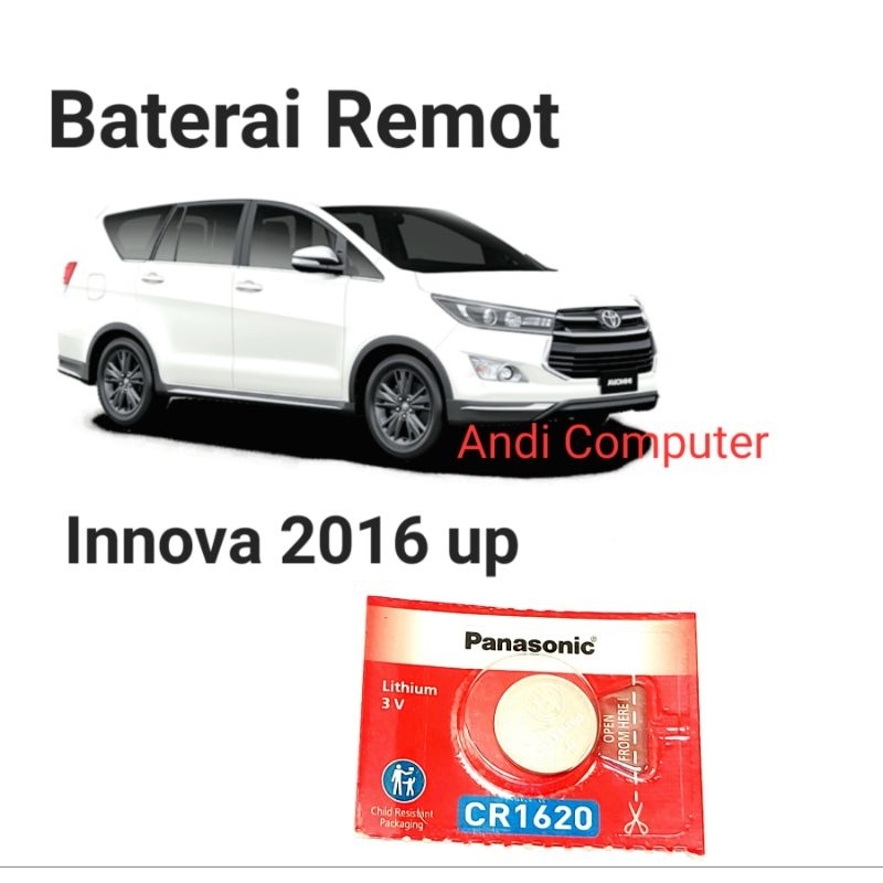 Jual Baterai Batre Remot Mobil Innova Inova Reborn CR1620 | Shopee ...