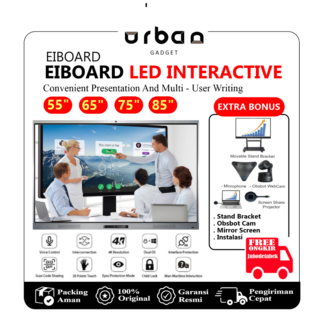 Jual Eiboard Led Interactive Touch Screen Presentasi And Multi User